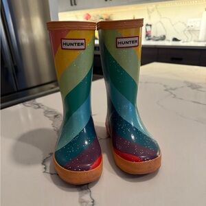 Girls hunter boots size 11